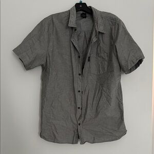 Oakley Men's Charcoal Button Down Shirt